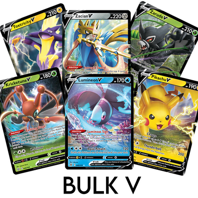 V Cards bulk Pokémon offers 45x